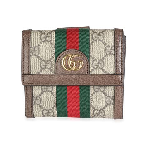 gucci dice french flap wallet|GG Supreme Ophidia French Flap Wallet .